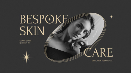 Skincare Offer with Beautiful Woman Full HD video Modelo de Design