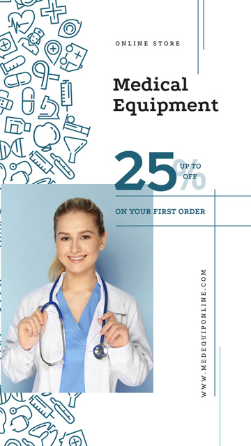 Modèle de visuel Medical Equipment Sale - Instagram Story