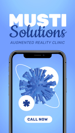 Virtual Clinic Services Offer Instagram Video Story tervezősablon