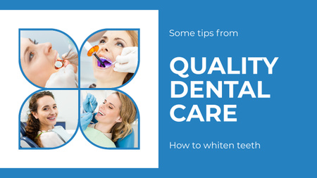 Modèle de visuel Annonce de soins dentaires de qualité - Youtube Thumbnail