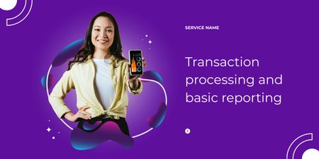 Plantilla de diseño de Procesamiento de transacciones e informes básicos Image 