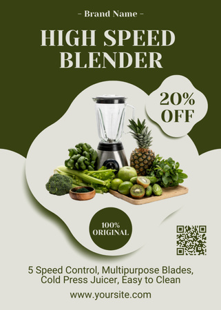 High Speed Blenders Sale Green Flayer – шаблон для дизайну