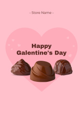 Galentine's Day Wishes with Chocolate Candies