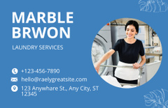 Offer for Laundry Services with Woman