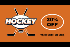 Hockey Equipment Store Ad