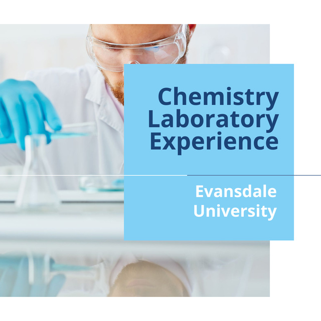 Chemistry laboratory Experience Instagram tervezősablon