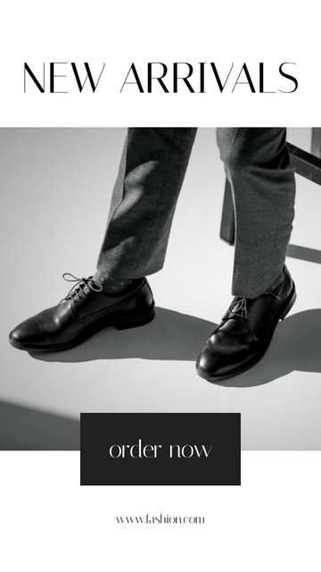 Stylish Male Shoes Sale Instagram Story Tasarım Şablonu