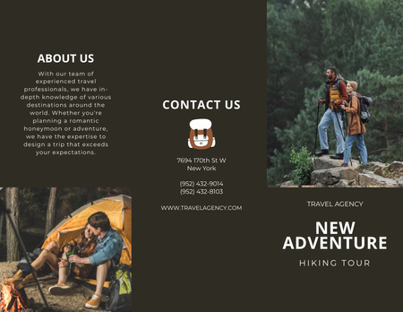 Template di design Escursione per nuove avventure Brochure 8.5x11in