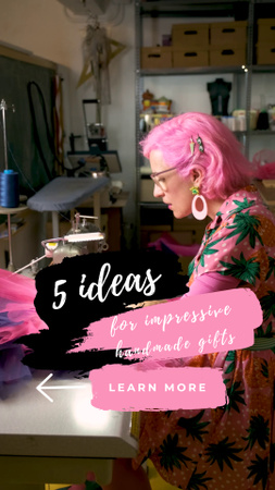 Platilla de diseño Inspirational Ideas For Handmade Presents TikTok Video