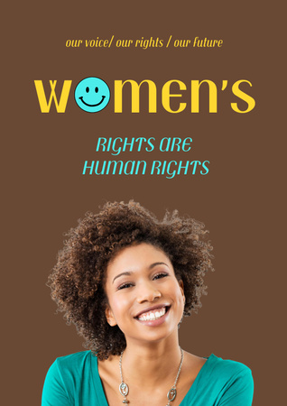 Designvorlage Unterstützung von Initiativen zur Gleichstellung der Geschlechter für Poster