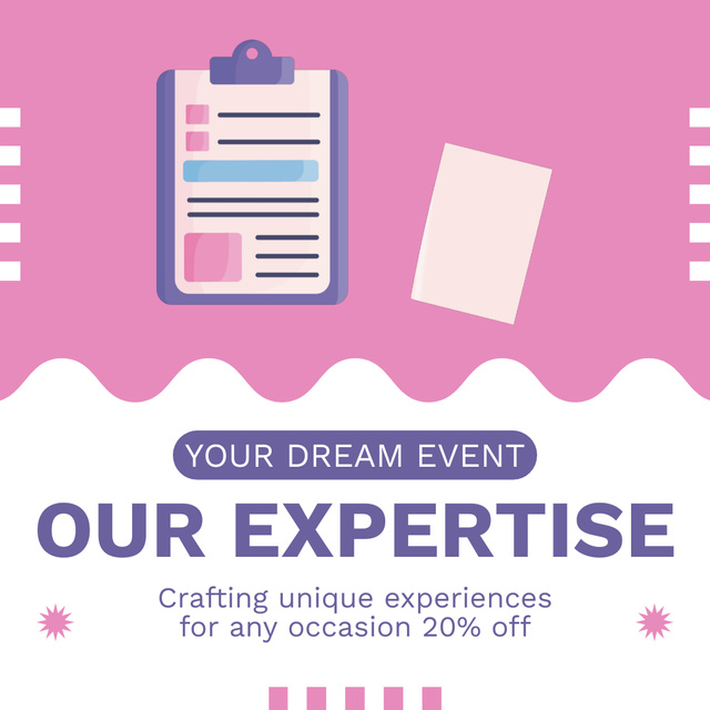 Unique Craft Events at Discount Animated Post Design Template