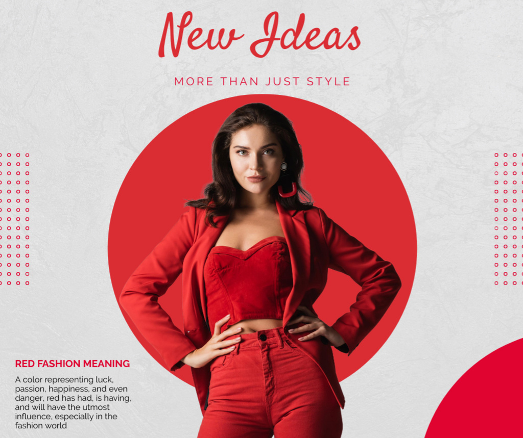 Fashion New Ideas Facebook – шаблон для дизайна