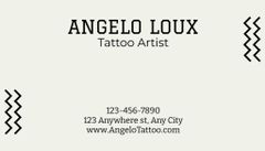 Tattoo Art Services Offer With Cute Illustration