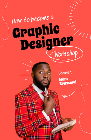 Workshop about Graphic Design with Young Designer Flyer 5.5x8.5in tervezősablon
