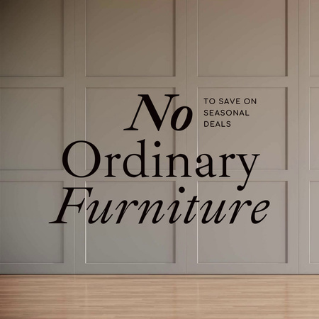 Furniture Sale Offer Animated Postデザインテンプレート