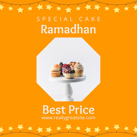 Plantilla de diseño de Oferta de panqueques al mejor precio para el Ramadán Instagram 