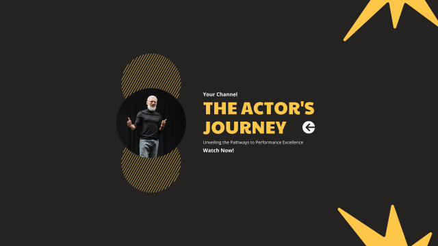 Invitation to Join Acting Community Youtube Design Template