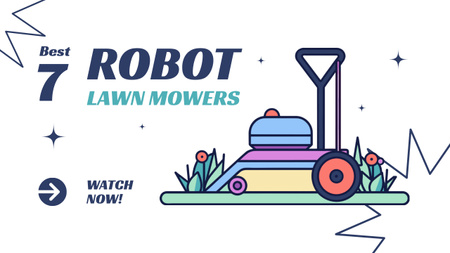 Review And Tips On Robot Lawn Mowers Youtube Thumbnail Design Template