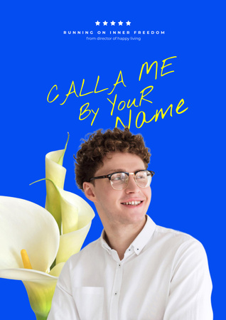 Funny Joke about Calla Lilies Poster Design Template