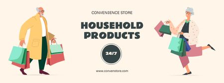 Household Products Offer Facebook cover tervezősablon