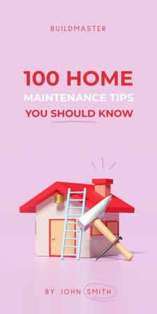 Designvorlage Home Maintenance Tips für Graphic
