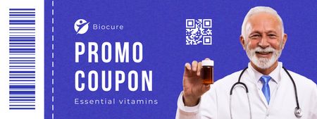 Flexible Nutritionist Services Providing Offer Coupon Design Template