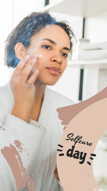 Selfcare day beauty and wellness Instagram Story Modelo de Design