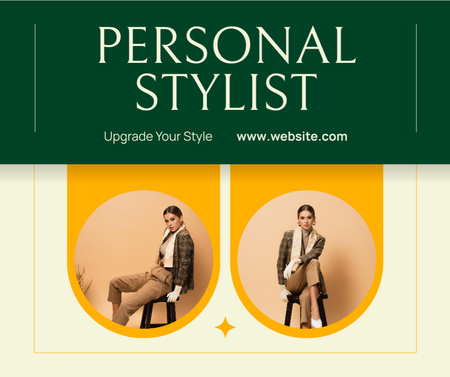 Personal Fashion Style Facebook Design Template
