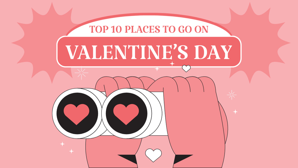 Leisure Offer for Valentine's Day Youtube Thumbnail Design Template