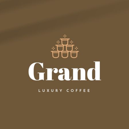 Designvorlage Cafe Ad with Coffee für Logo