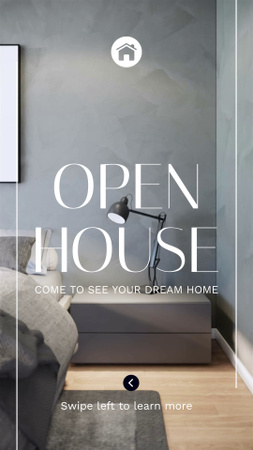 Open House Hours For Property Review Offer TikTok Video Modelo de Design