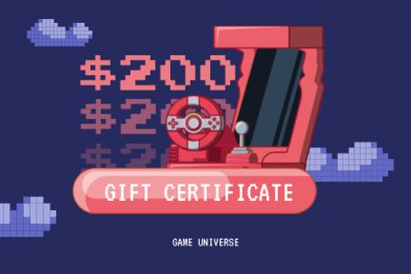 Gaming Gear Offer Gift Certificateデザインテンプレート