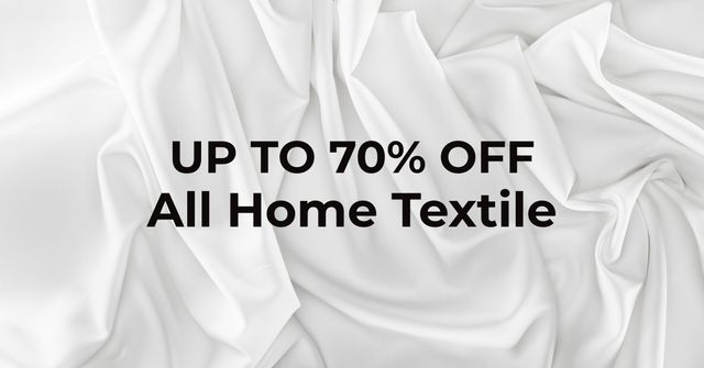 Plantilla de diseño de Textile towels offer colorful lines Facebook AD 