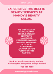 Trendy Beauty Salon Services With Discount Offer