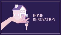 Home Renovation Offer on Purple