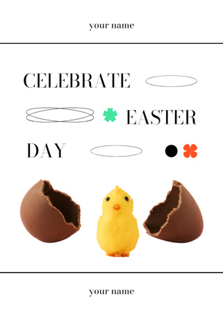 Easter Day Celebration Announcement Flayer Design Template