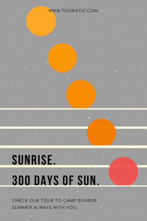Junte-se ao Tour 300 Dias de Sol Tumblr Modelo de Design