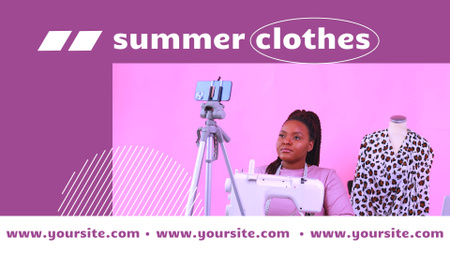 Platilla de diseño Summer Inclusive Clothes Review Full HD video