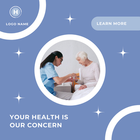 Healthcare Branding Kits Animated Post Design Template