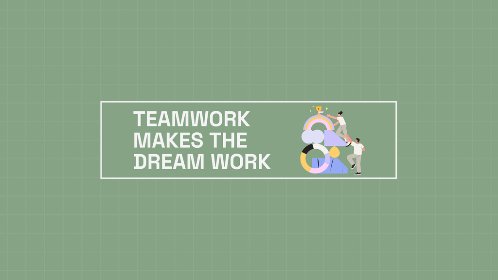 Platilla de diseño Corporate Quote About Teamwork And Partnership Youtube