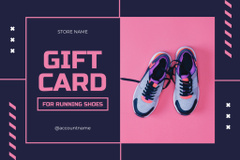 Gift Voucher Offer for Sports Shoes in Pink