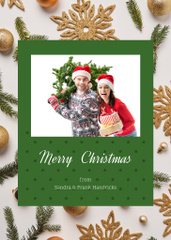 Personal Christmas Cheers from Couple