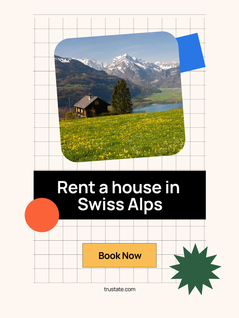 Property Rent Offer in Alps Poster US Design Template