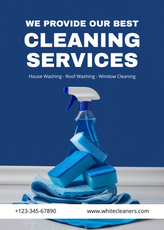Cleaning Service Offer Flayer Design Template