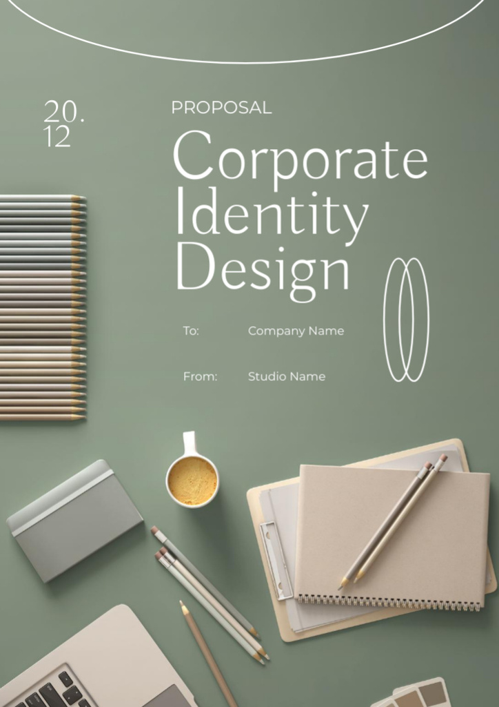 Corporate Identity Design Ad Proposal Design Template