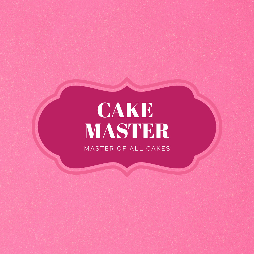 Cake Store Ad Logo tervezősablon