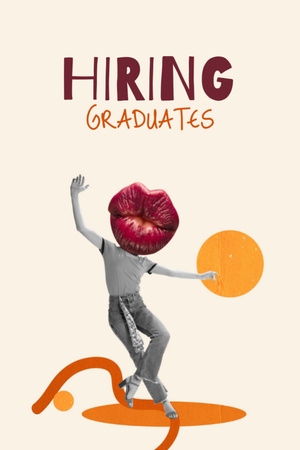 Offering Work for Graduates Flyer 4x6in Design Template