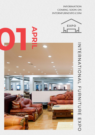International Furniture Expo Poster 28x40in Design Template