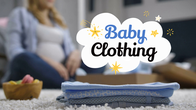 Limited-time Parenthood Sale Of Baby Clothes Offer Full HD video Design Template