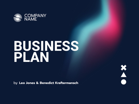 Minimalist Business Plan Review Presentation Design Template